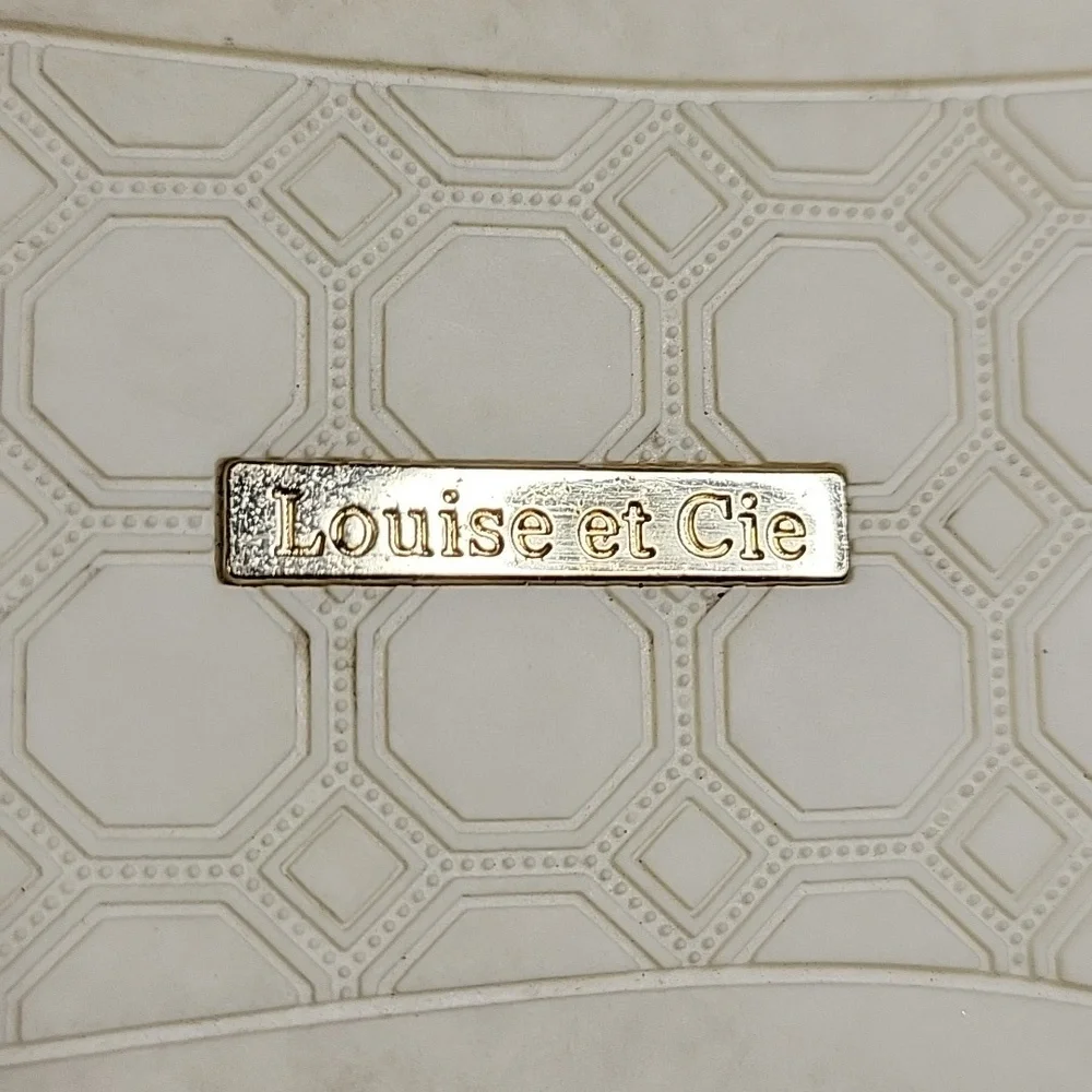 Louise et Cie Berlena Grey Leather Lace Up Sneakers Womens Size 7.5 - Picture 8 of 13